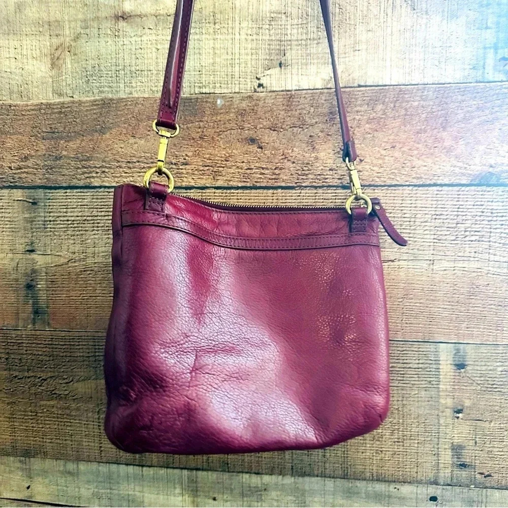 Fossil Amanda Leather Patchwork Crossbody - image 2